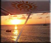 Grand Case Sunset photo from St Martin Hotels St Maarten Hotels